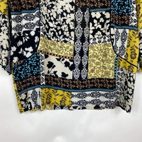 J.Jill Medium Blouse Floral Multicolor Long Sleeve - Picture 5 of 8